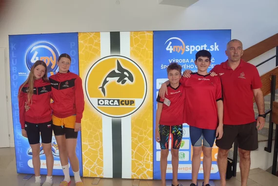 Úspešné vystúpenie plavcov na Orca Cupe v Bratislave